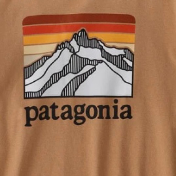 patagonia regenerative organic cotton graphic tee dark camel - Picture 2 of 5